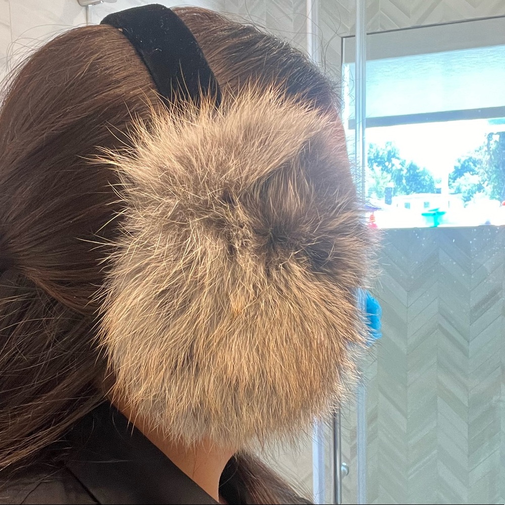 Real fur Earmuffs!